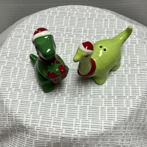 Other - Dinosaur Christmas Salt and Pepper Shakers